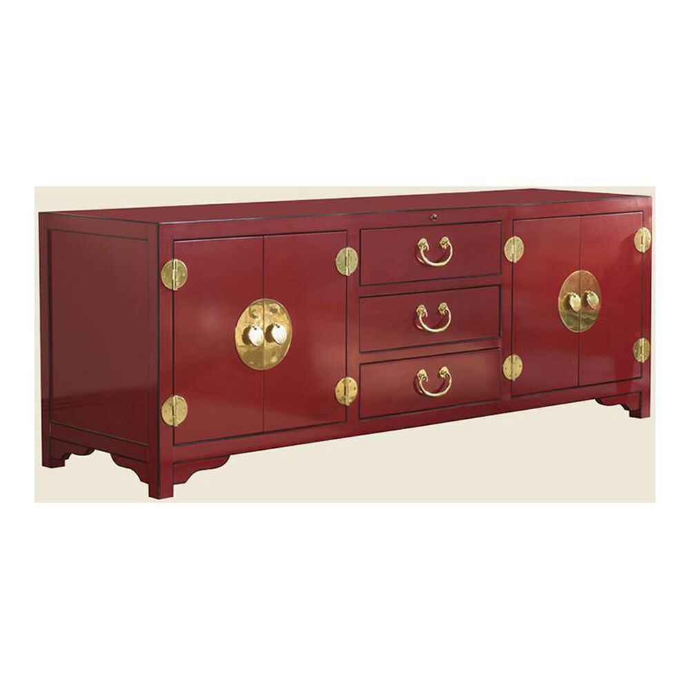 Sligh Studio Designs Pacific Isle Media Console in Studio Red, , large