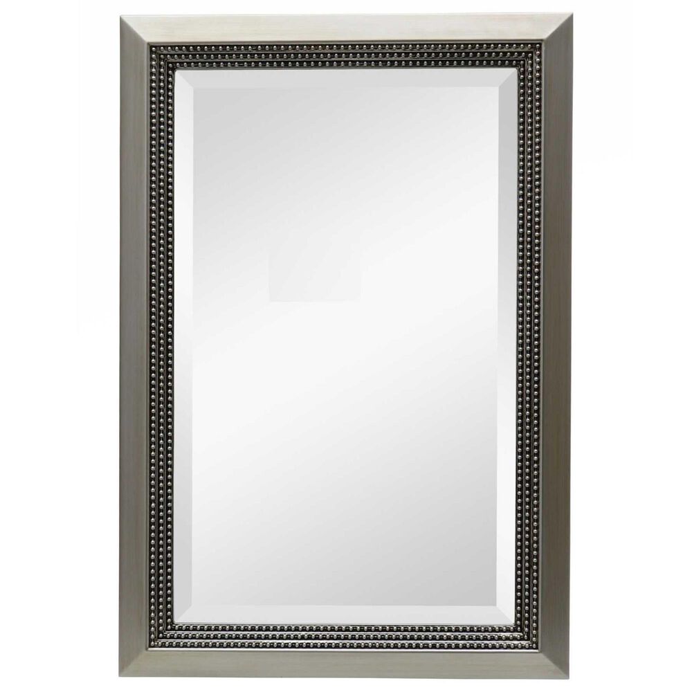 Salt & Light Space Beads Vanity Mirror in Warm Silver, , large