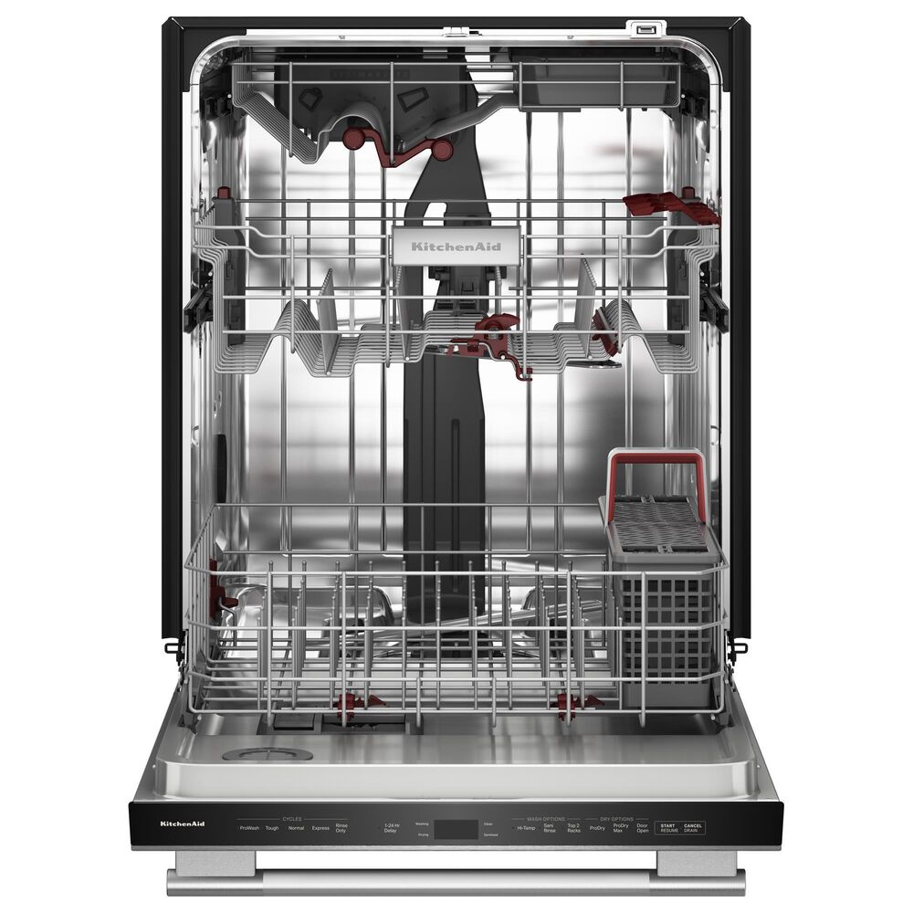 KitchenAid 24&quot; Max Jets Third Rack Dishwasher with Advanced ProDry System, Bar Handle and Ultra-bright LED Lighting in PrintShield Stainless, , large