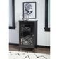 Linon Home Decor Fetti Small Cabinet in Black, , large