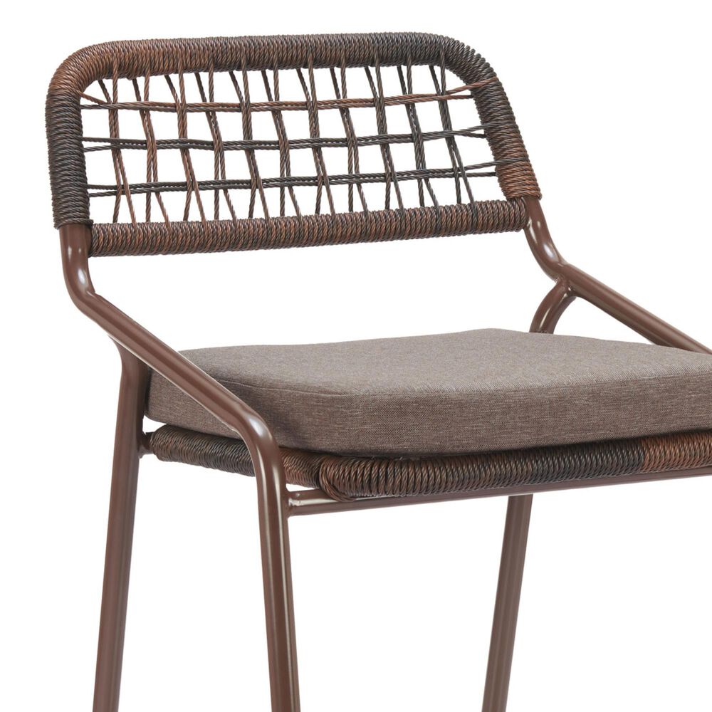 Zuo Modern Rio Patio Barstool in Brown (Set of 2), , large