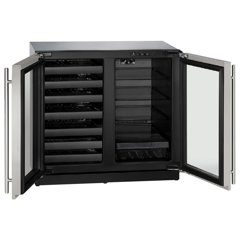 U-Line 36&quot; Built-In Beverage Center in Stainless Steel, , large