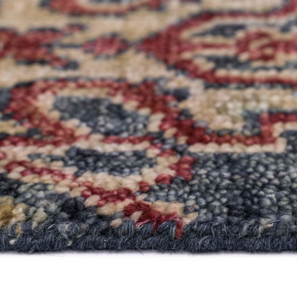 Capel Charise Peshawar 2&#39;6&quot; x 9&#39; Slate and Ruby Runner, , large