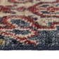 Capel Charise Peshawar 2"6" x 9" Slate and Ruby Runner, , large