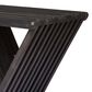 Hearth and Haven Metropol Patio Bench in Dark Grey, , large