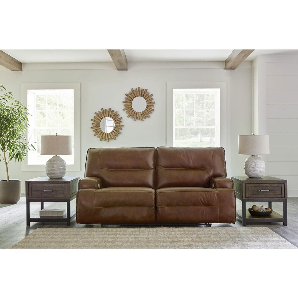 Ashley Francesca Power Reclining Sofa in Auburn, , large