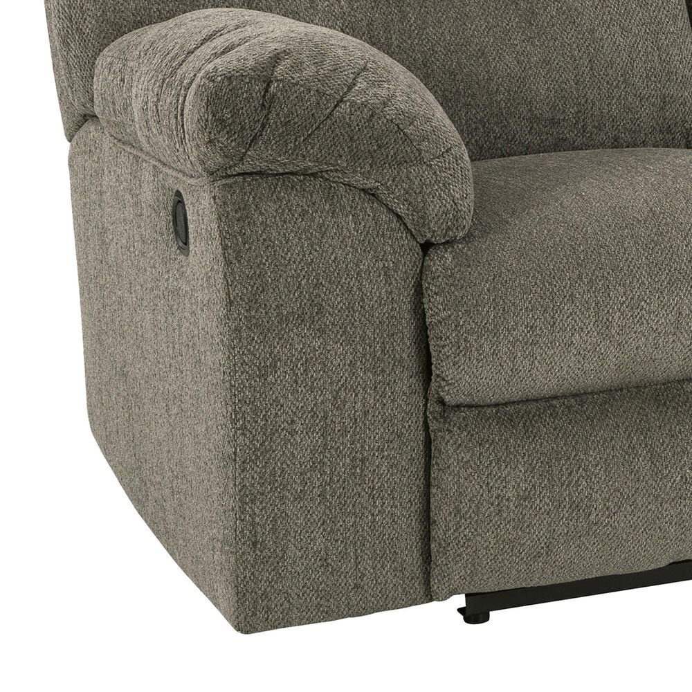 Ashley Alphons Manual Reclining Sofa in Putty, , large