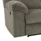 Ashley Alphons Manual Reclining Sofa in Putty, , large