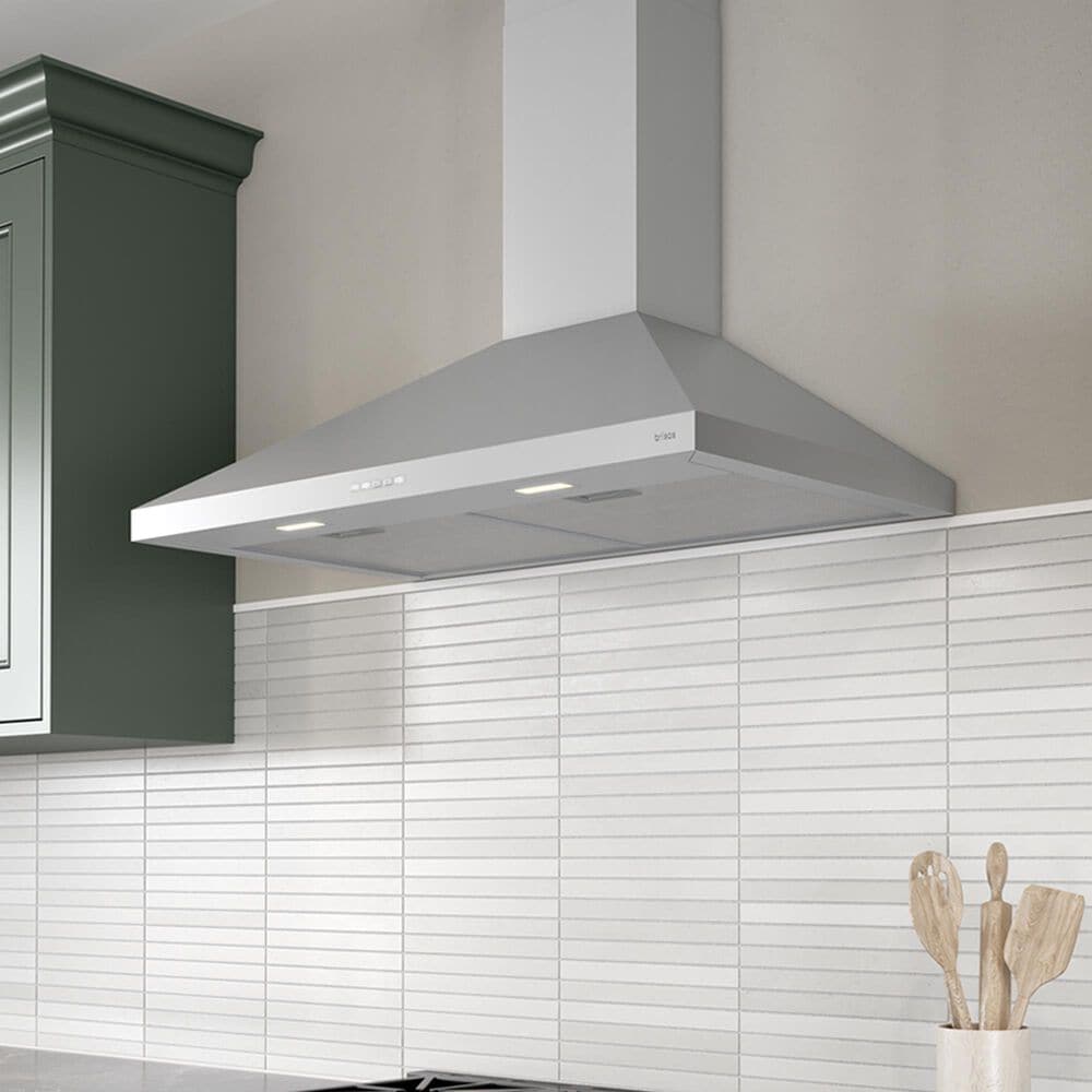 Zephyr 36&quot; Wall Mount Range Hood in Stainless Steel, , large