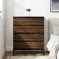 Walker Edison Elroy 4-Drawer Chest in Dark Walnut, , large