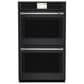 Cafe 2-Piece Kitchen Package with Matte Black 30" Smart Built-In Convection Double Wall Oven and Stainless Steel 36" Touch Control Induction Cooktop, , large