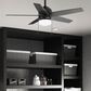 Hunter Bardot 44" LED Indoor Ceiling Fan with Light in Matte Black, , large