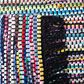 Safavieh Montauk 6" x 9" Black and Pink Area Rug, , large