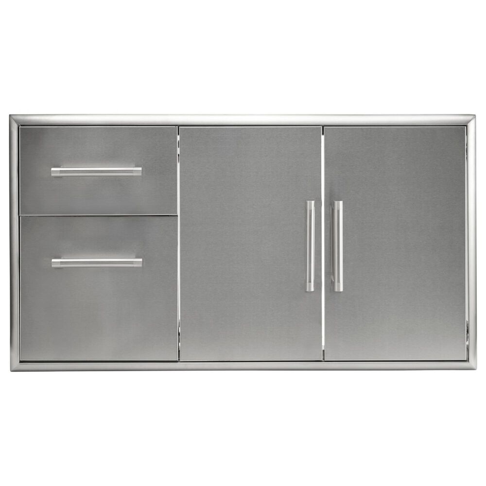 Coyote Outdoor 45" Double Access Doors and Double Drawers in Stainless Steel, , large
