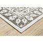 Oriental Weavers Montecito Medallion 2"3" x 7"6" Gray Runner, , large