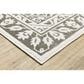 Oriental Weavers Montecito Medallion 2"3" x 7"6" Gray Runner, , large