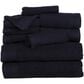 Timberlake Lavish Home Ribbed 100% Cotton 10 Piece Towel Set, , large