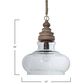 Creative Coop Beatrice 1-Light Pendant in Cream, , large