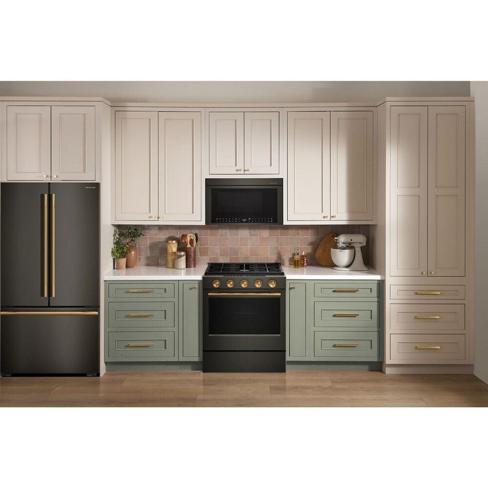 KitchenAid Handle and 5-Piece Knob Accessory Kit for Slide-In Convection Range in Bronze, , large