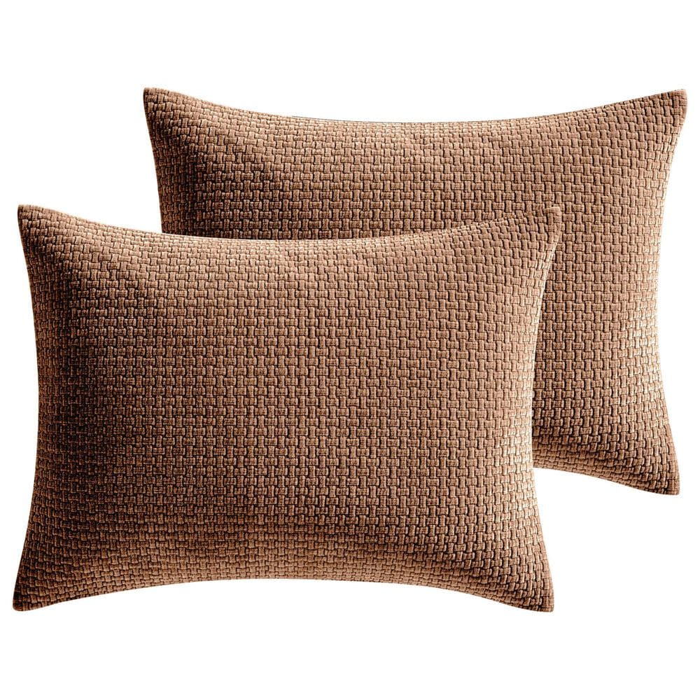 Hallmart Collectibles Judith 3-Piece Queen Coverlet Set in Whiskey, , large