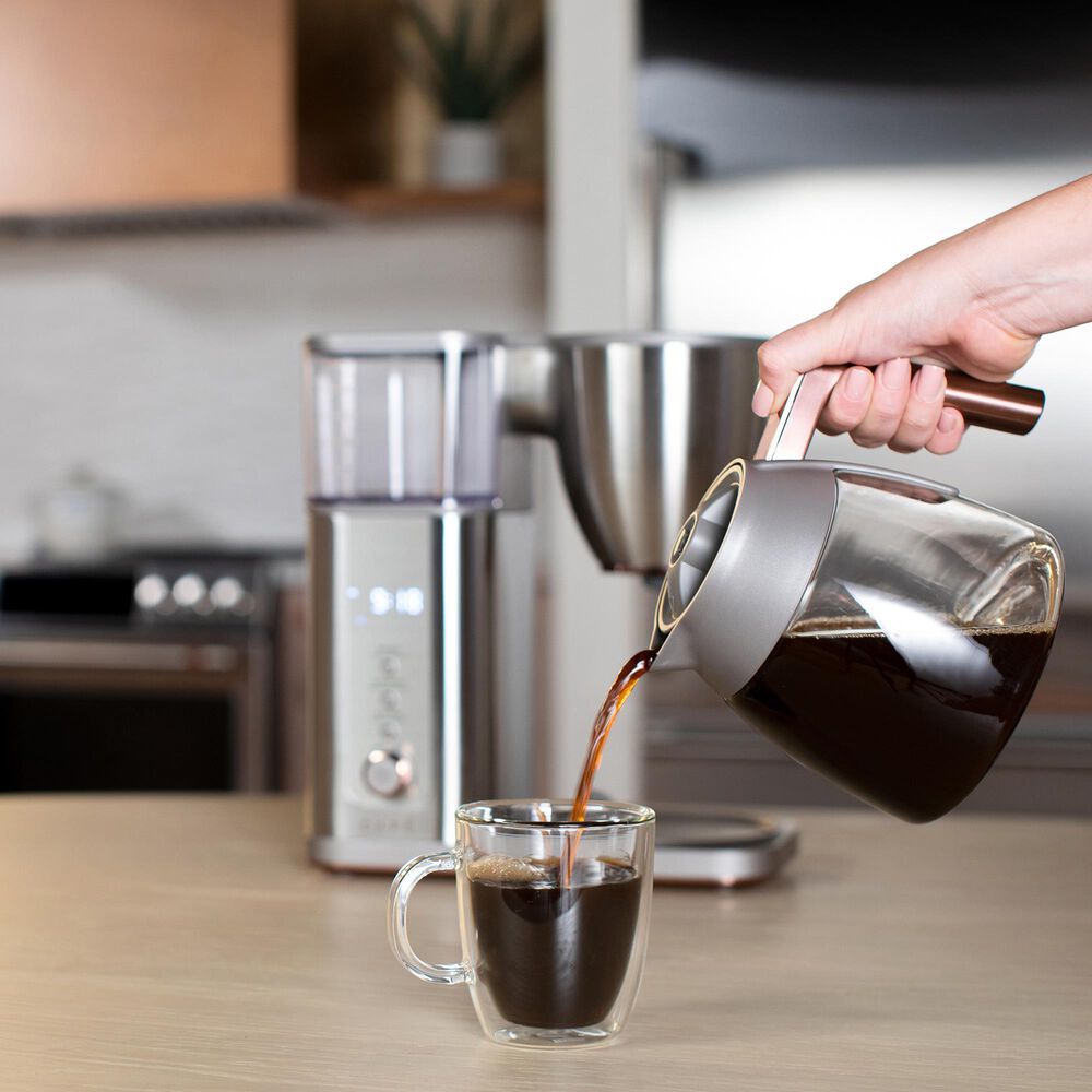 Cafe Specialty Drip Coffee Maker with Glass Carafe in Stainless Steel, , large