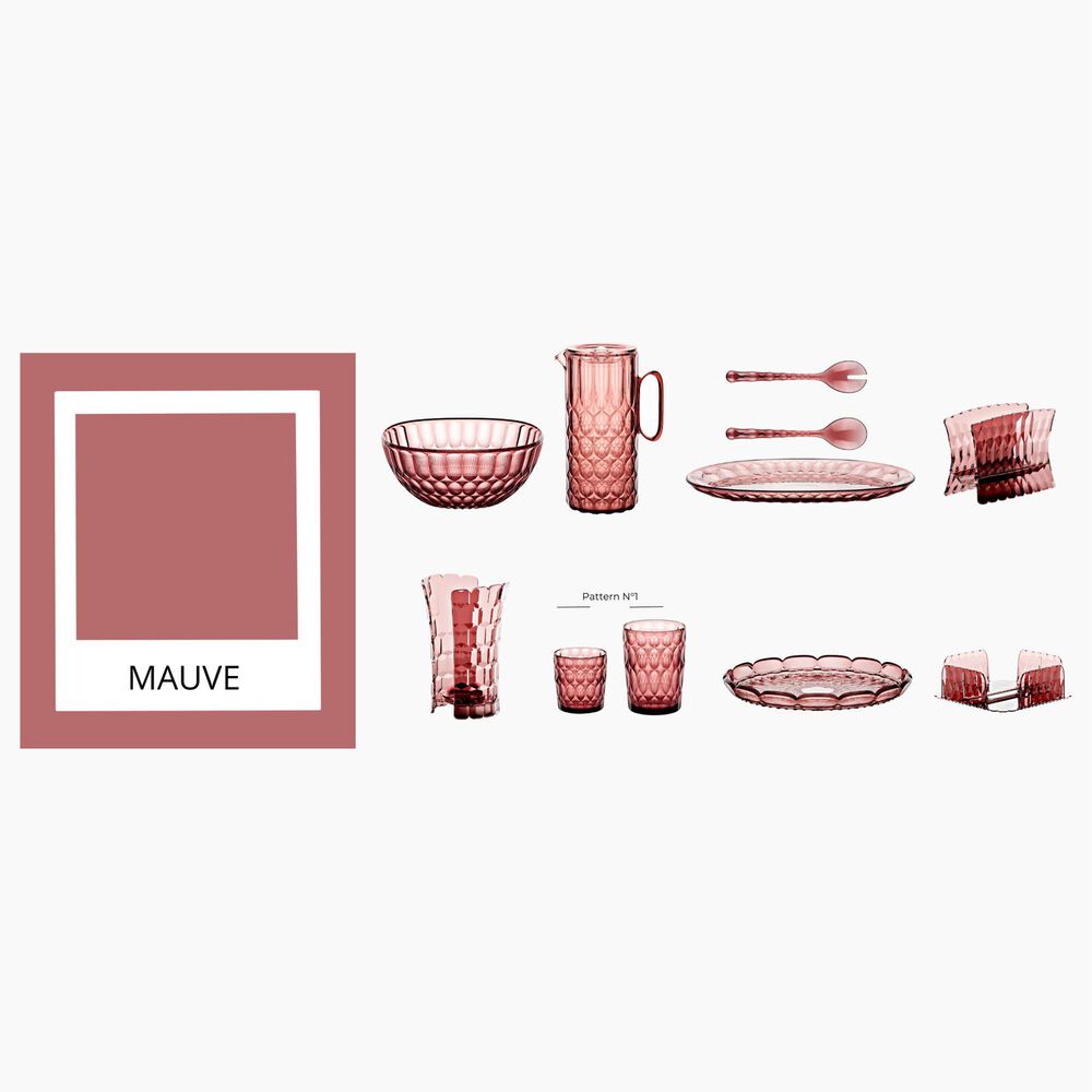 Fratelli Guzzini Vanity Terra Table Napkin Holder in Mauve, , large
