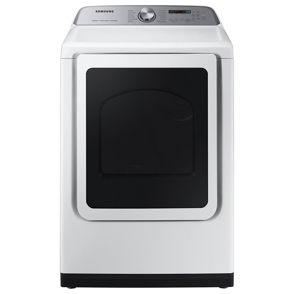 Samsung 5.2 Cu. Ft. Large Capacity Smart Top Load Washer and 7.4 Cu. Ft. Smart Gas Dryer Laundry Pair in White, , large