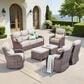 Sunwell Garden 7-Piece Conversation Set in Beige, , large