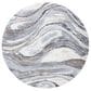Safavieh Cyrus Shag CYR118G 5"5" Round Grey and Beige Area Rug, , large