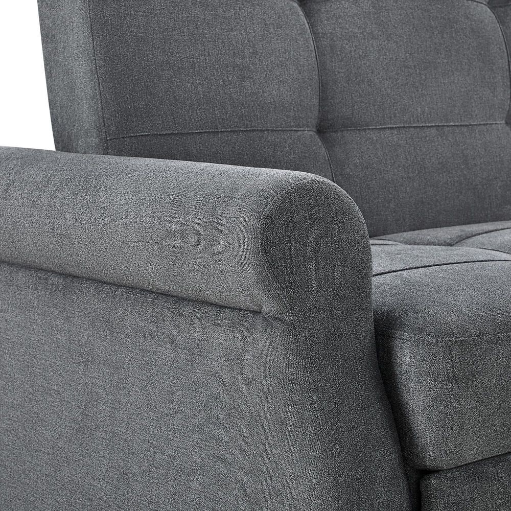 Lifestyle Solutions Hampton Queen Convertible Sofa in Grey, , large
