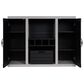 Furniture of America Taylor Buffet in Black/Cement, , large