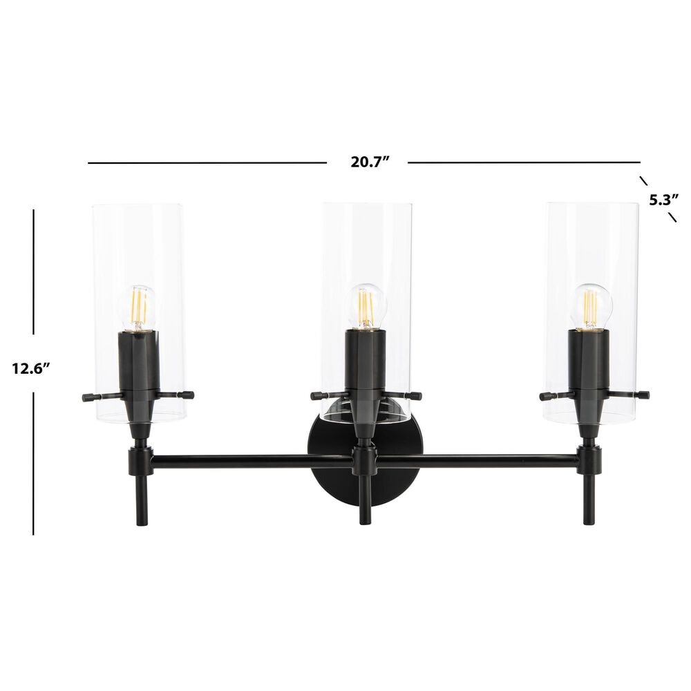 Safavieh Luka Vanity Sconce in Black, , large