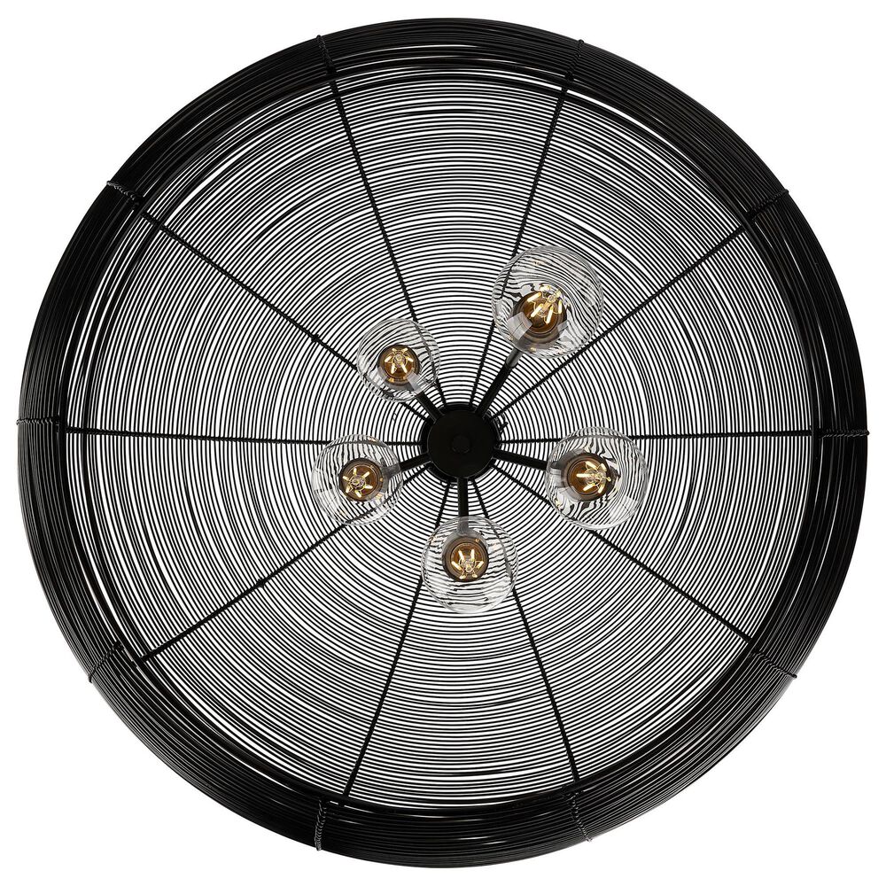 Golden Lighting Calypso 5-Light Pendant in Matte Black, , large