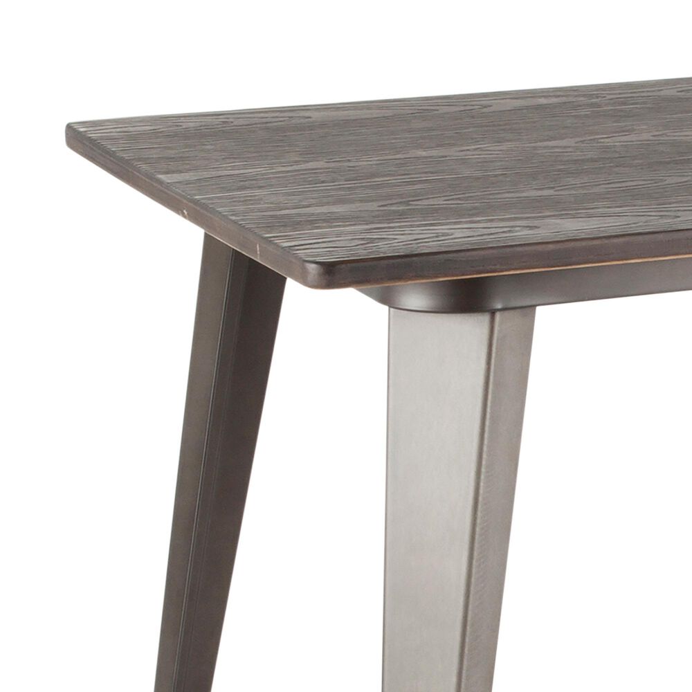 Lumisource Oregon Counter Table in Espresso/Antique, , large