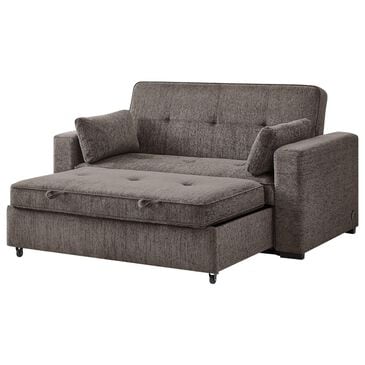 Lilola Home Arnold Convertible Sofa Sleeper in Ash Brown, , large