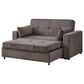Lilola Home Arnold Convertible Sofa Sleeper in Ash Brown, , large