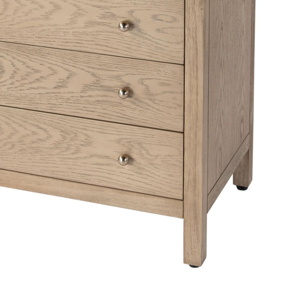 Butler Specialty Company Nora 3-Drawer Nightstand in Light Oak, , large