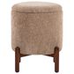 Lumisource Daniella Storage Ottoman in Brown, , large