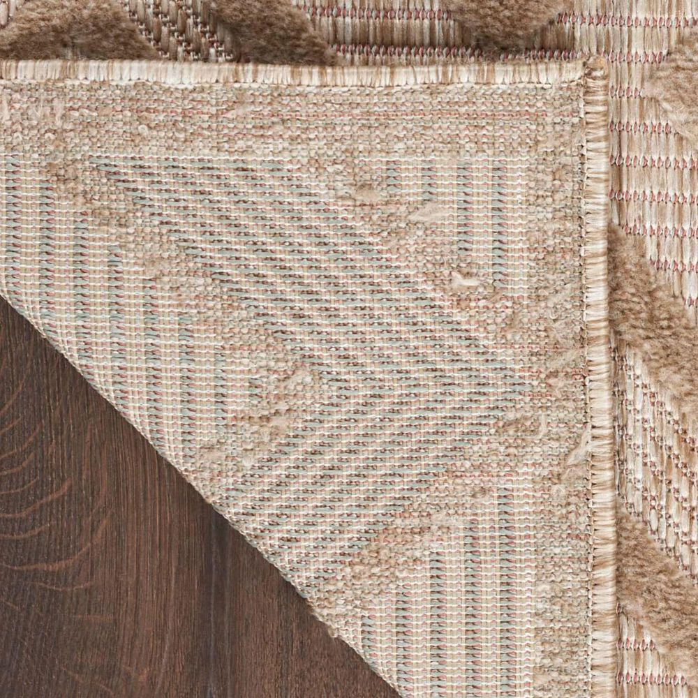 Nourison Versatile 8&#39; x 10&#39; Natural Beige Indoor/Outdoor Area Rug, , large