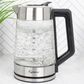 Jura H2O Glass Select 68 Oz Rapid Boil Kettle in Stainless Steel and Black, , large