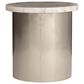 Bernhardt Shimla Side Table in White and German Silver, , large