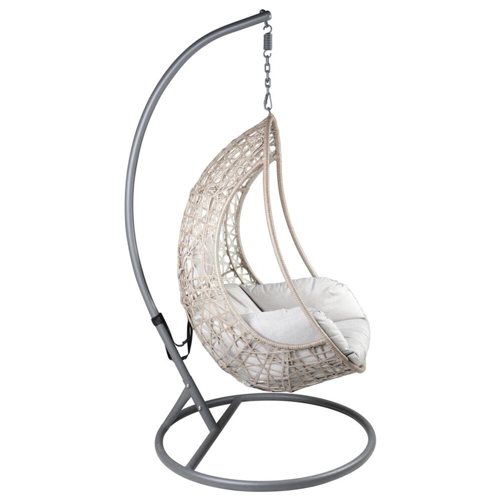 Crystal City Cayden Basket Chair in Charcoal, , large