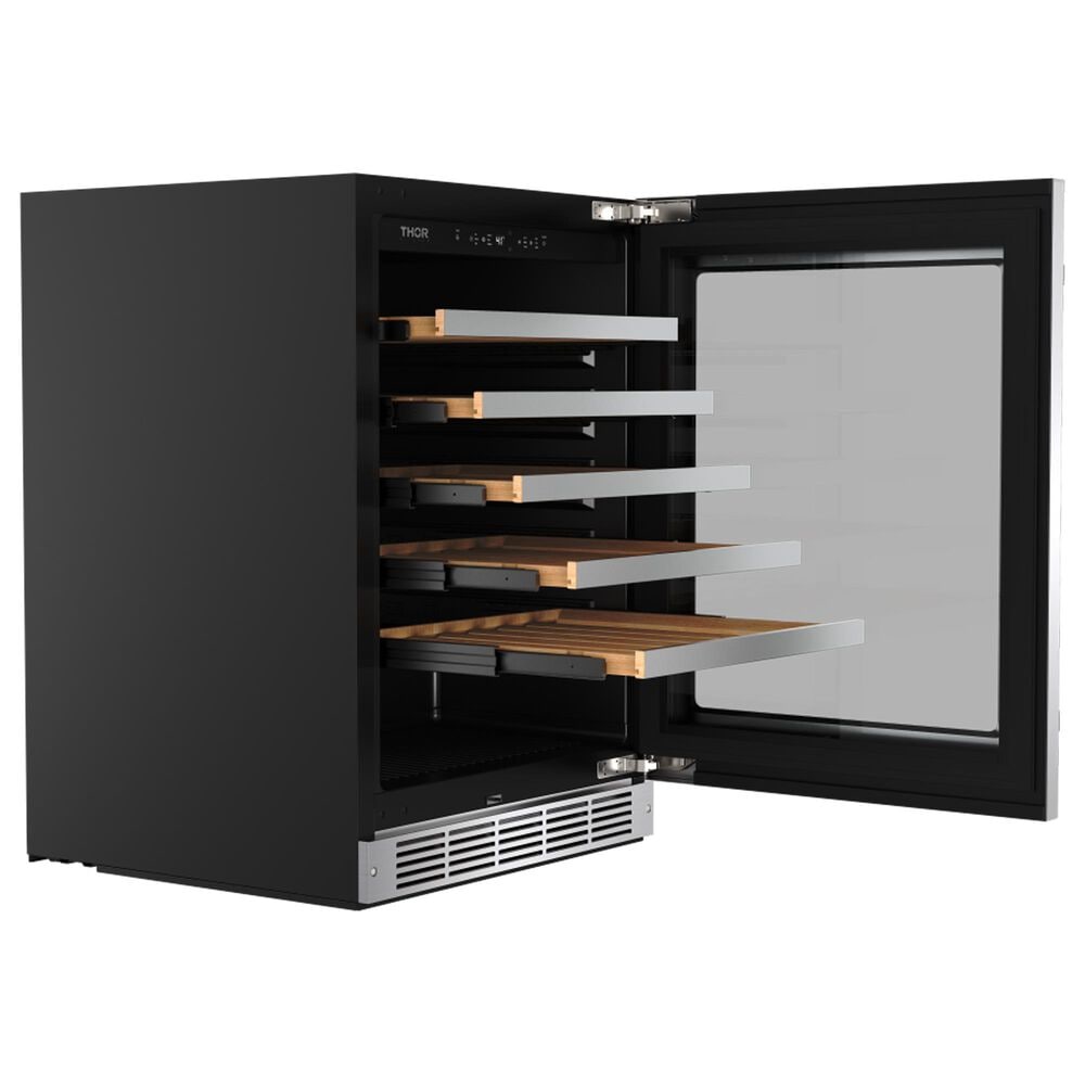 Thor Kitchen 24" Single Zone Wine Cooler in Stainless Steel, , large