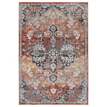 Central Oriental Minerva Edwina 5" x 7"3" Spring and Vintage Blue Area Rug, , large