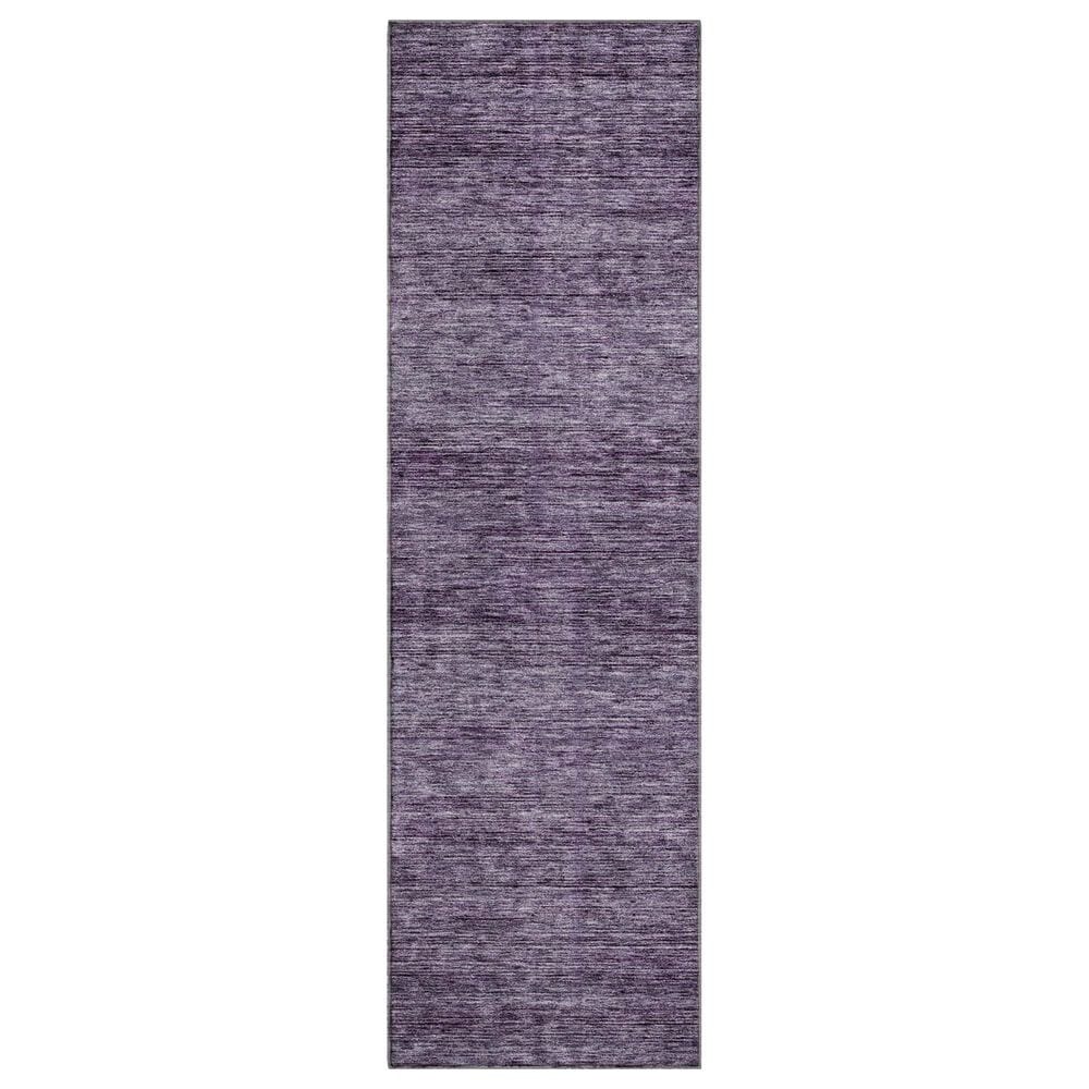 Dalyn Rug Company Soft Essentials Solid Plum 2"3" x 7"6" Indoor/Outdoor Runner, , large