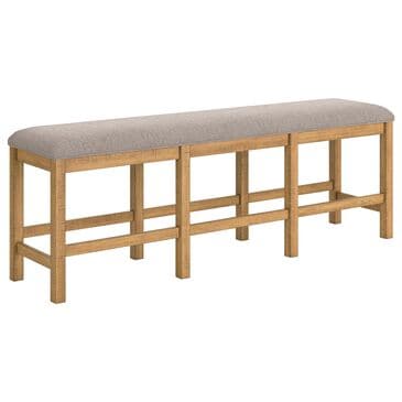 Ashley Havonplane 72" Counter Height Bench in Light Brown, , large