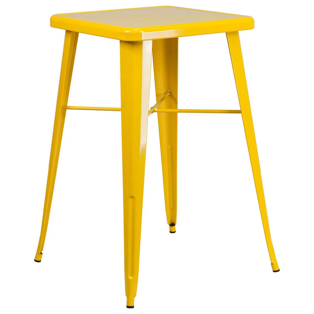 Flash Furniture 23.75" Bar Table in Yellow, , large