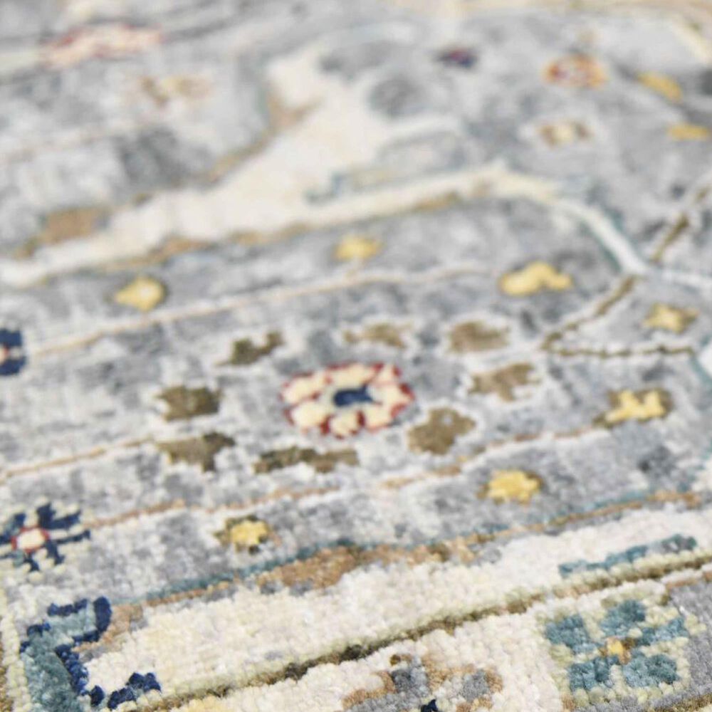 Amer Rugs Nuit Arabe 10&#39; x 14&#39; Deep Silver Area Rug, , large