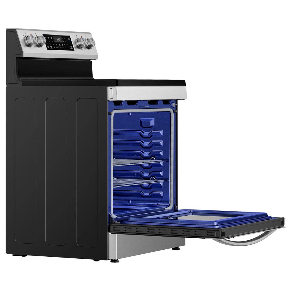 Midea 30" Freestanding Electric Range with 5 Burners and Air Fry in Stainless Steel, , large