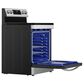 Midea 30" Freestanding Electric Range with 5 Burners and Air Fry in Stainless Steel, , large